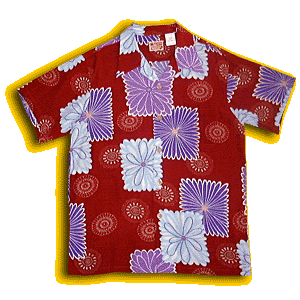 Hawaiiau Styled ／ 和柄　菊の花　OVER-ALL